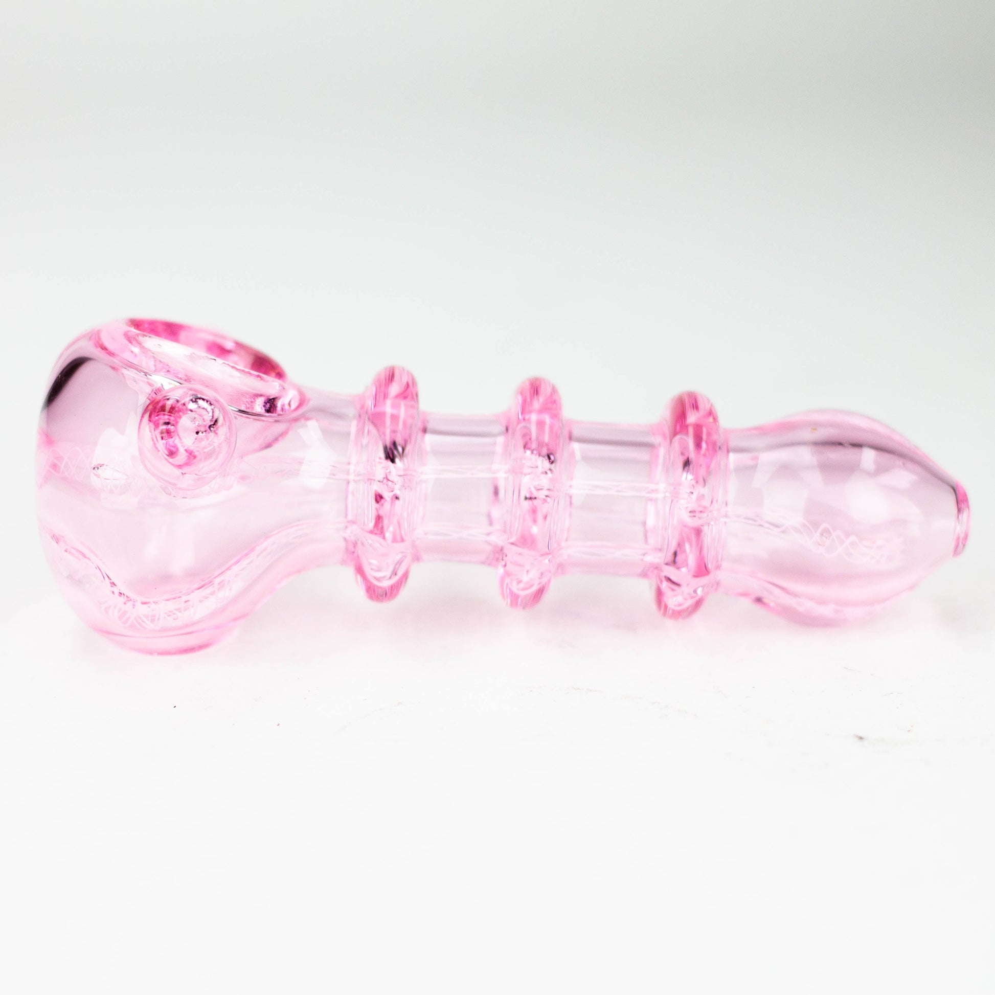 5" Delux pink tube Hand Pipe [10934]_4