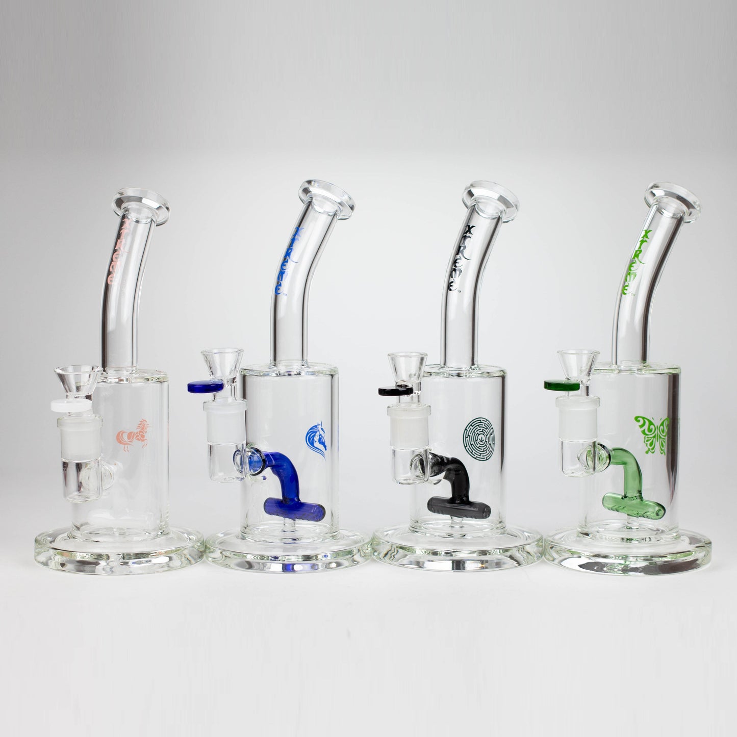Xtreme | 10" T-diffuser glass water bong [B10]_0