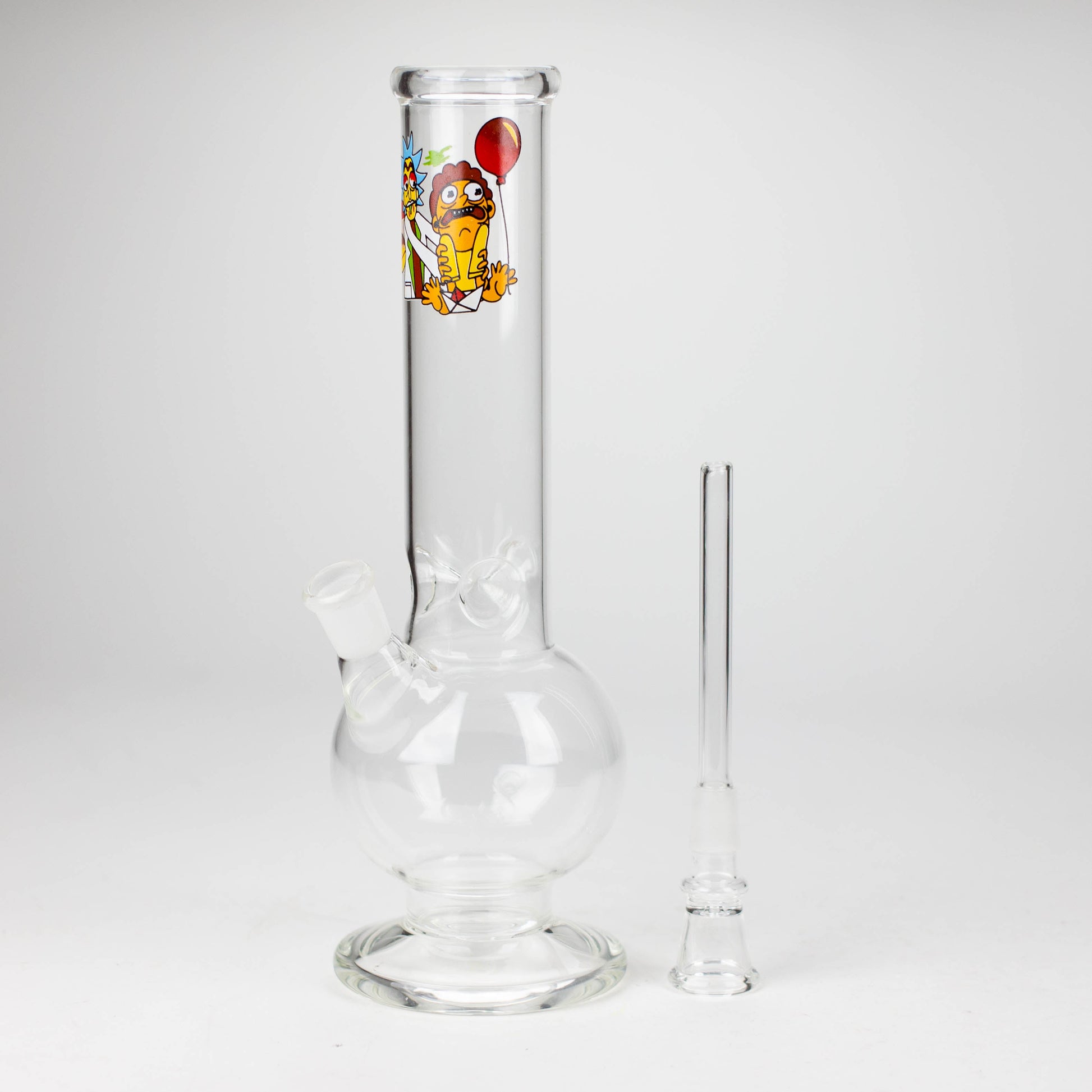 10" Clear Water pipe with cartoon tattoo-Assorted_6