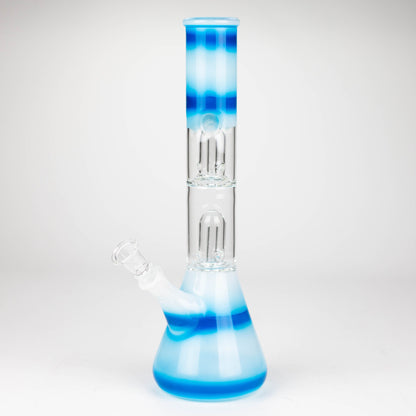 12" Double Dome Percolator glass bong-Assorted designs_1