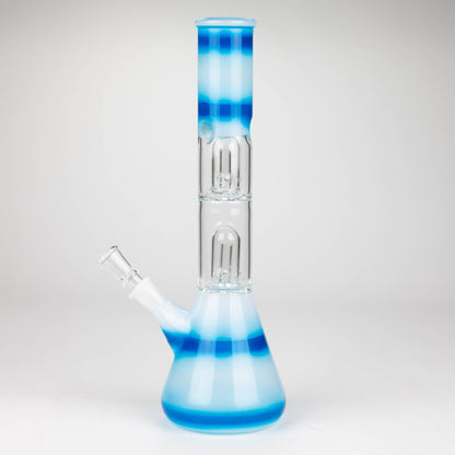 12" Double Dome Percolator glass bong-Assorted designs_2