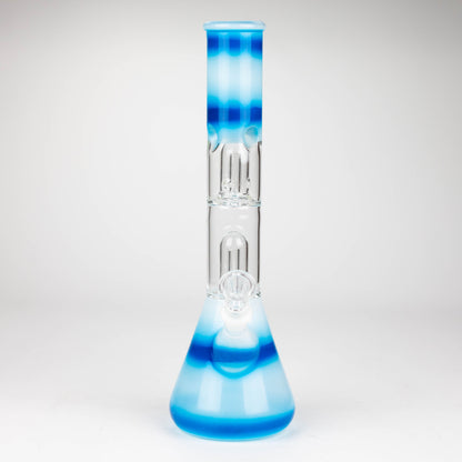 12" Double Dome Percolator glass bong-Assorted designs_3