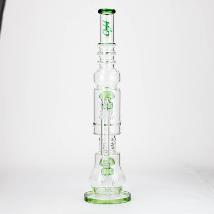 H2O | 21" Percolator glass water bong [H2O-5018]_5