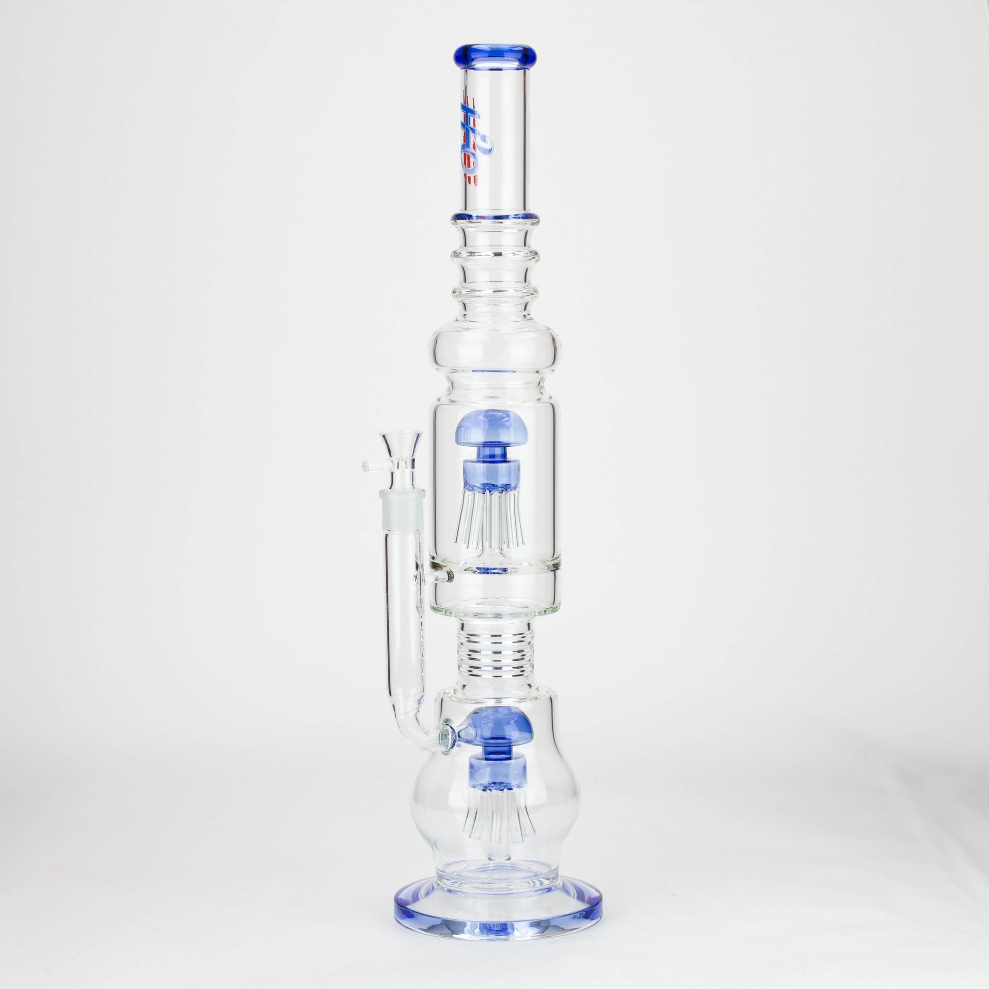 H2O | 21" Percolator glass water bong [H2O-5018]_2